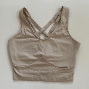 Balance Nude Cropped Athletic Top